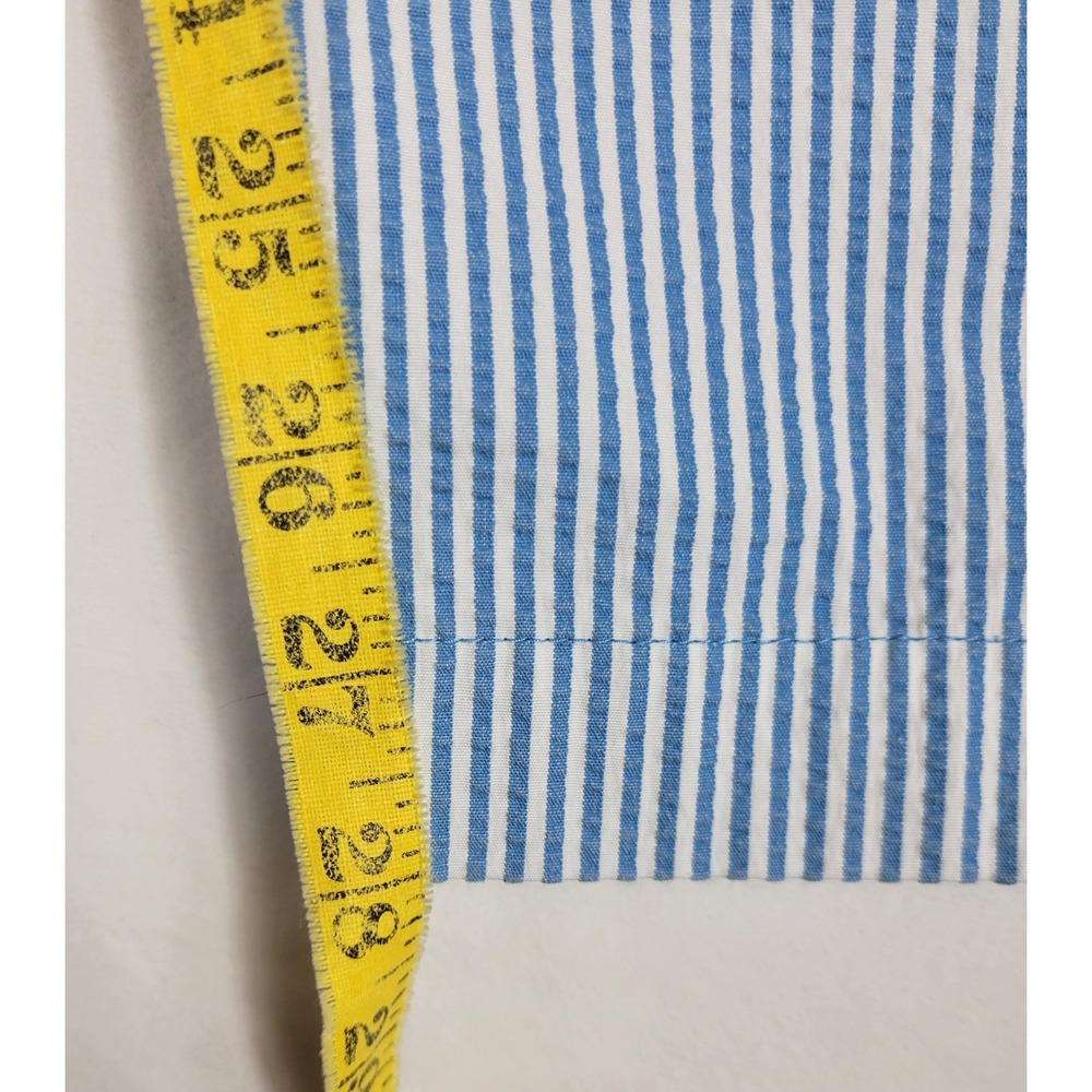 Nike Dri Fit Seersucker Stripe Golf Pants Mens 34x28 Blue White Chino Flat Front - Picture 3 of 10